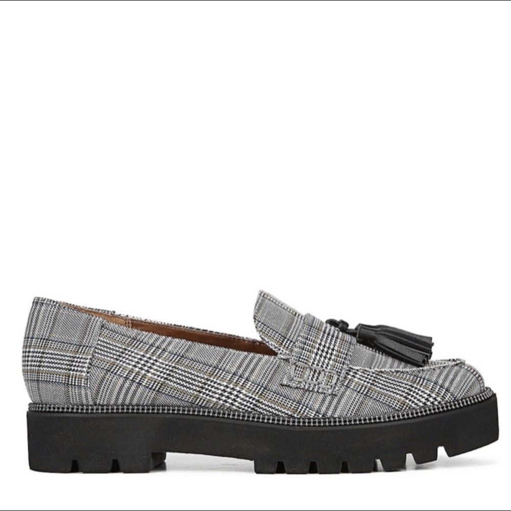Franco Sarto Brody Loafer plaid size 7.5 women’s